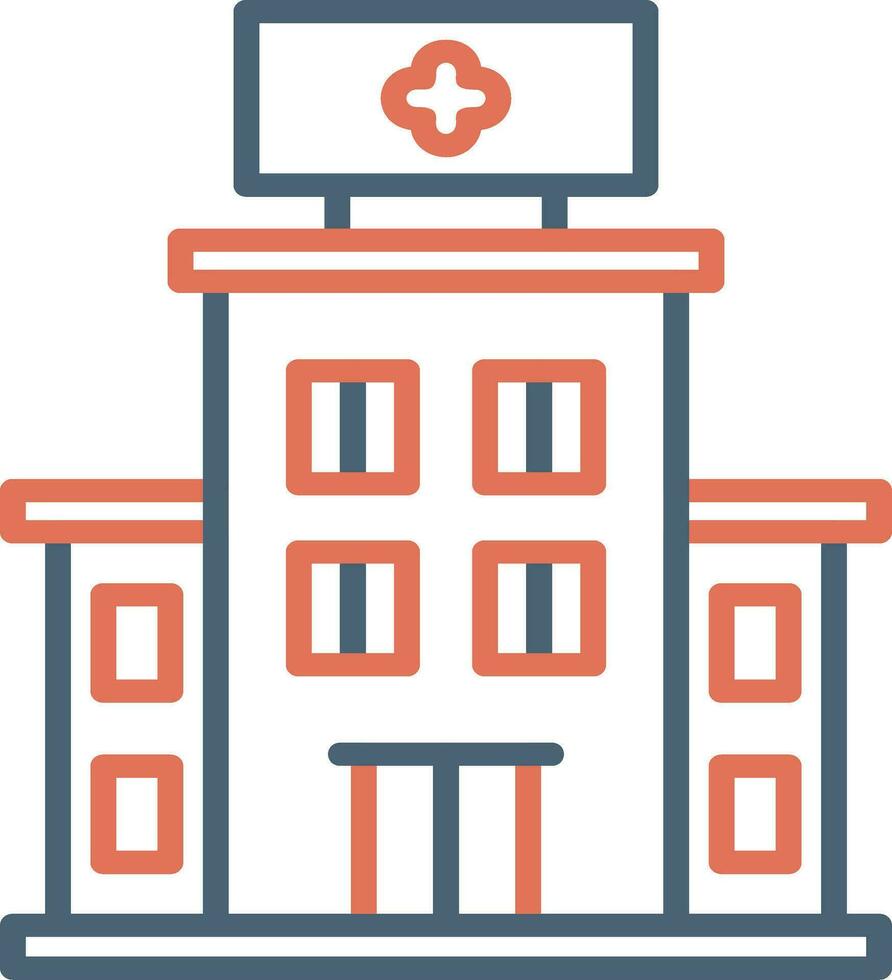 Hospital Building Vector Icon