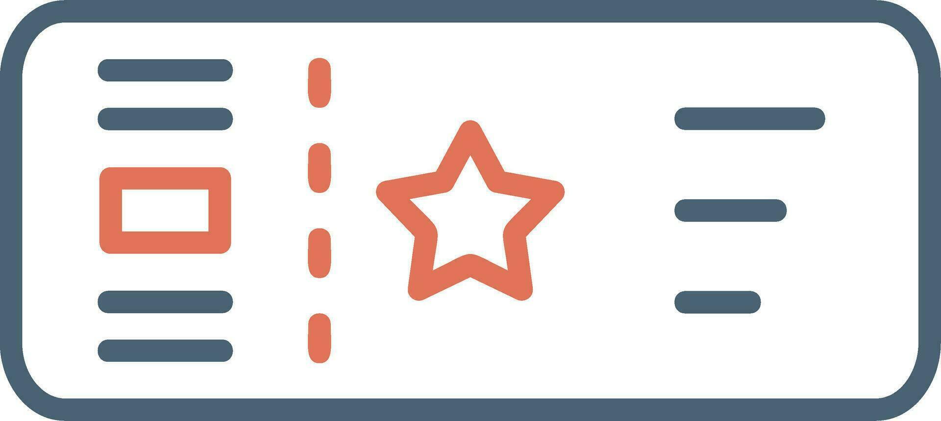 Ticket Vector Icon