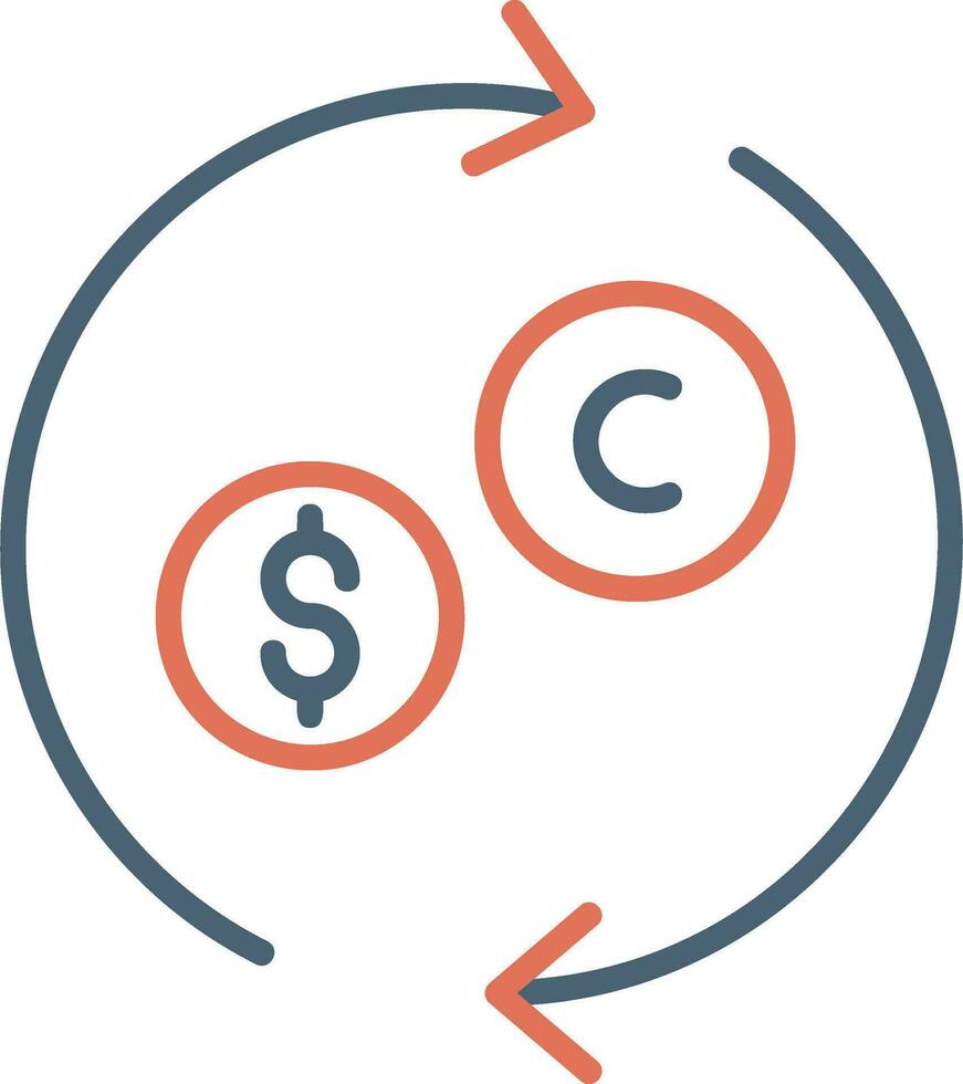 Exchange Rate Vector Icon