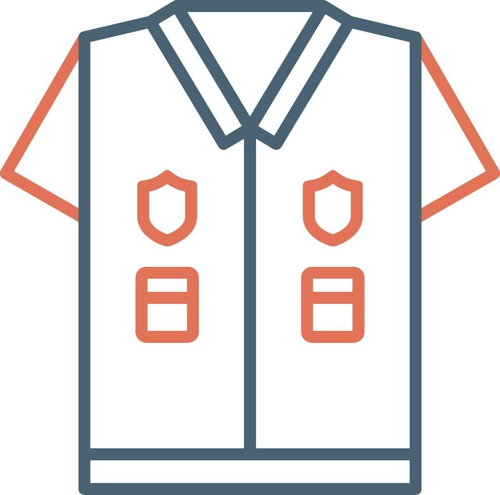Police Uniform Vector Icon