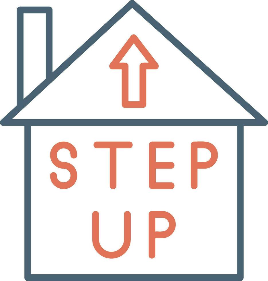 Step Up Vector Icon