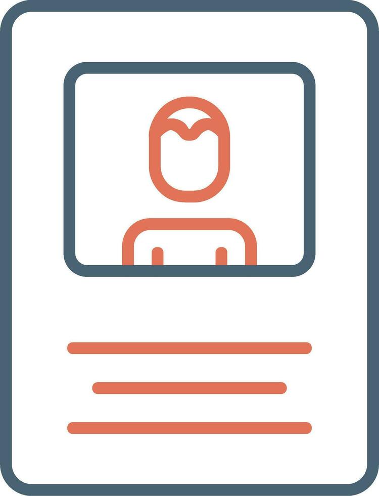 Name Tag Vector Icon