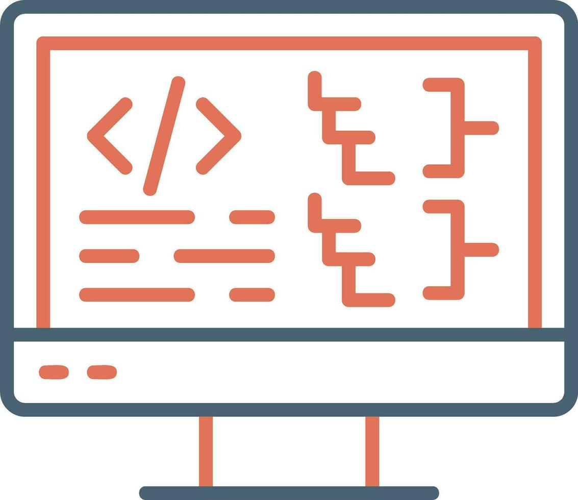 Computer Vector Icon