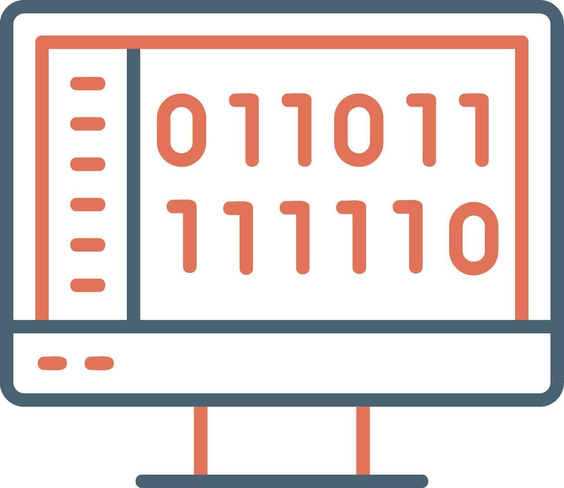 Binary Vector Icon