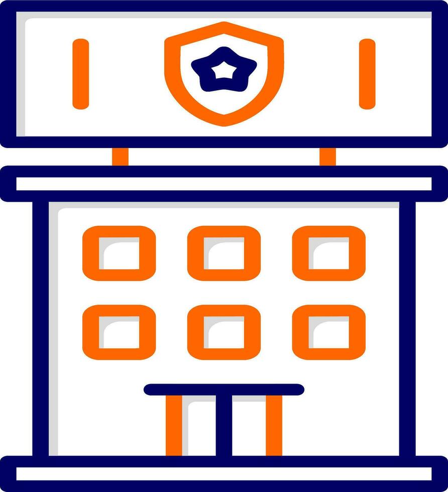 Police Station Vector Icon