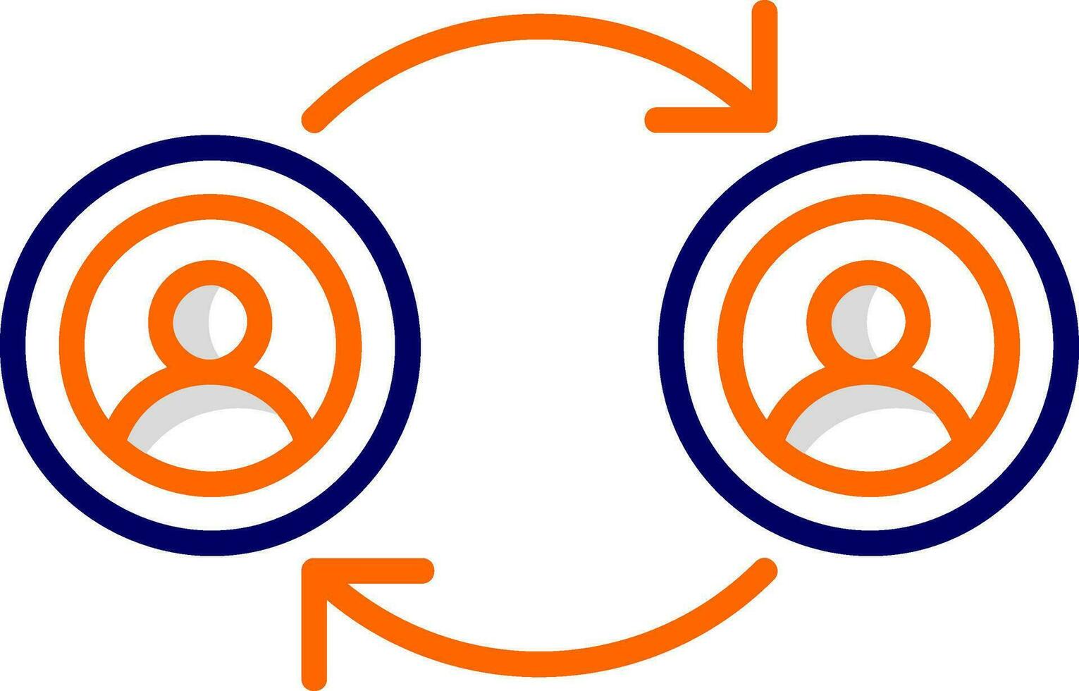Peer To Peer Vector Icon