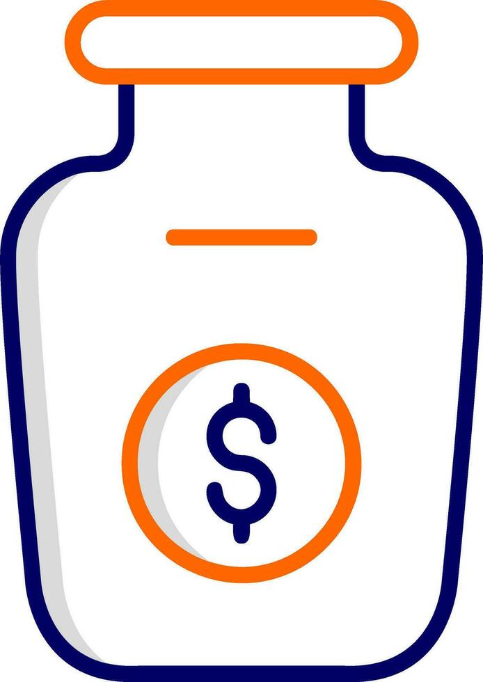 Money Jar Vector Icon