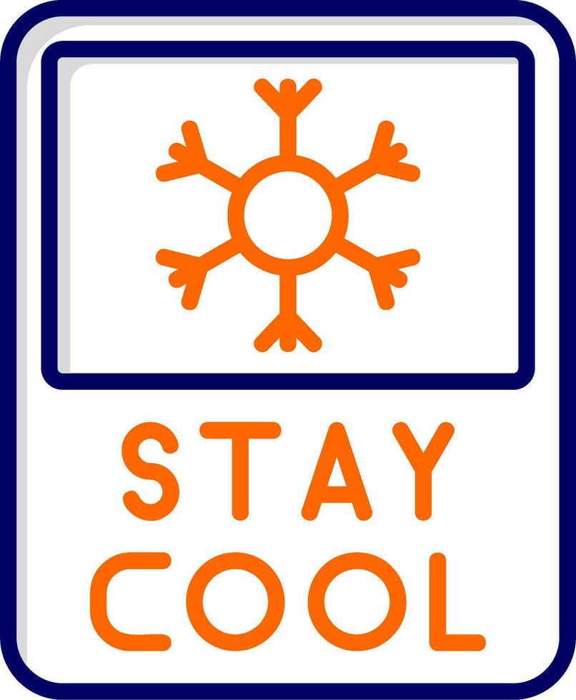 Stay Cool Vector Icon