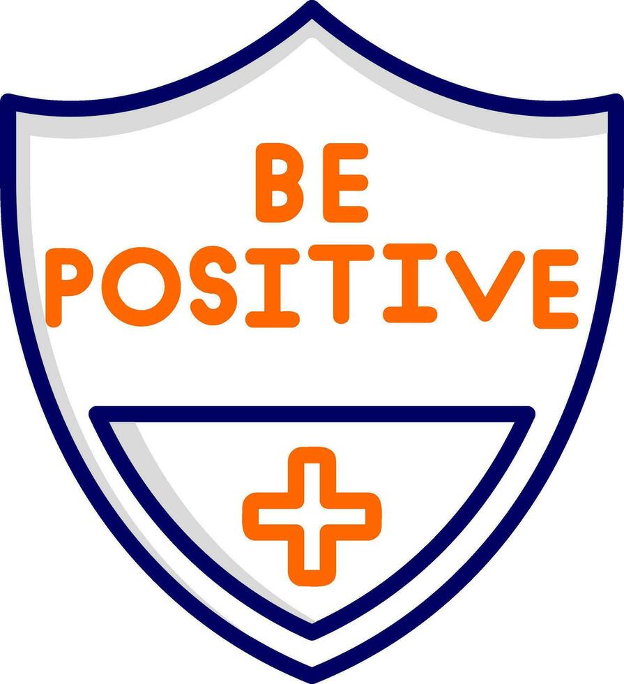 Be Positive Vector Icon