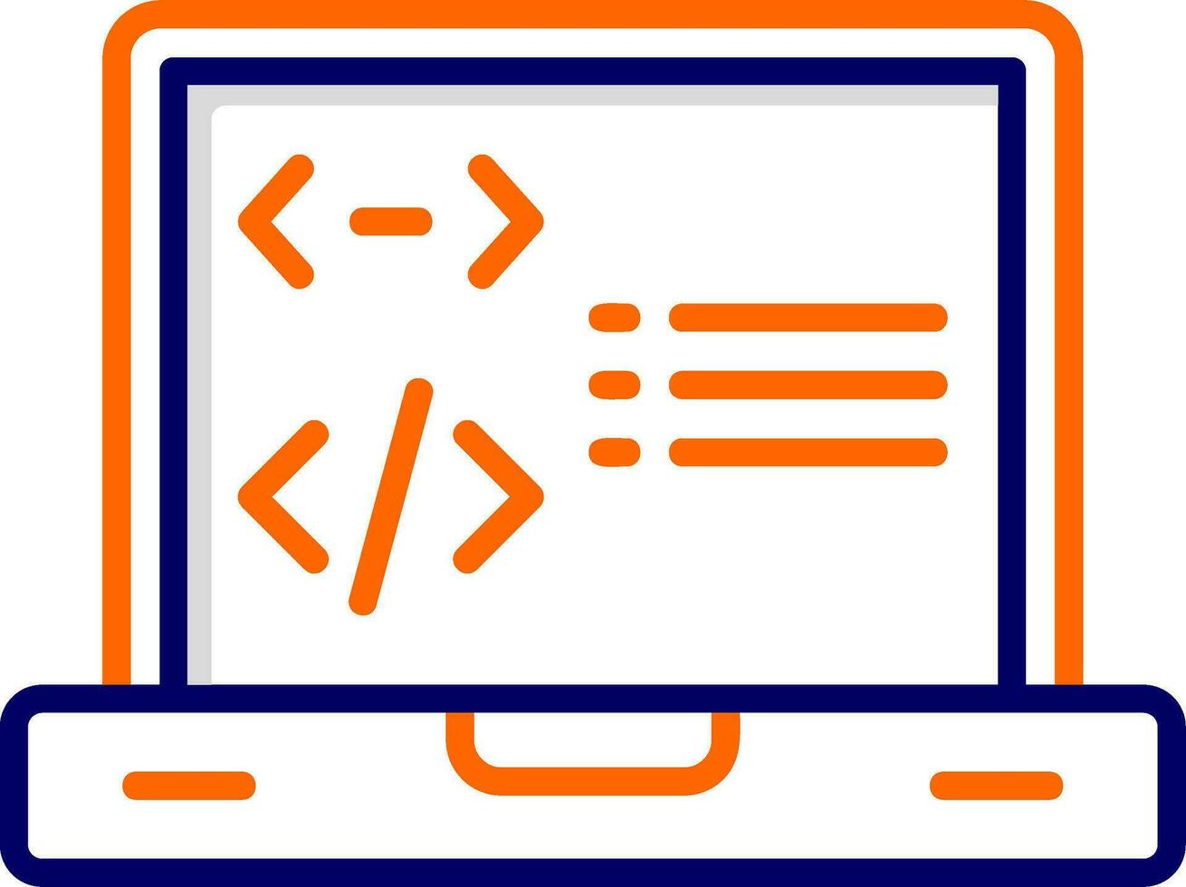 icono de vector de programación