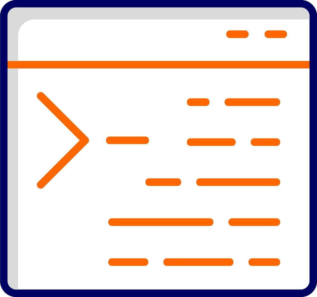 Code Terminal Vector Icon