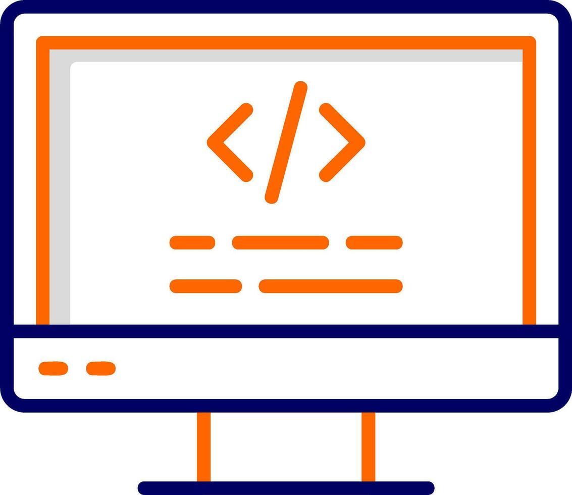 Computer Vector Icon