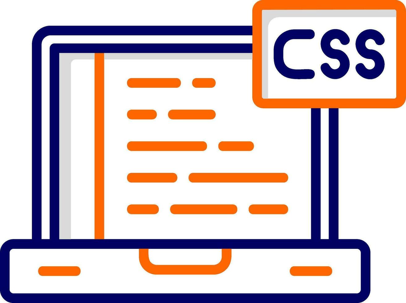 icono de vector de css