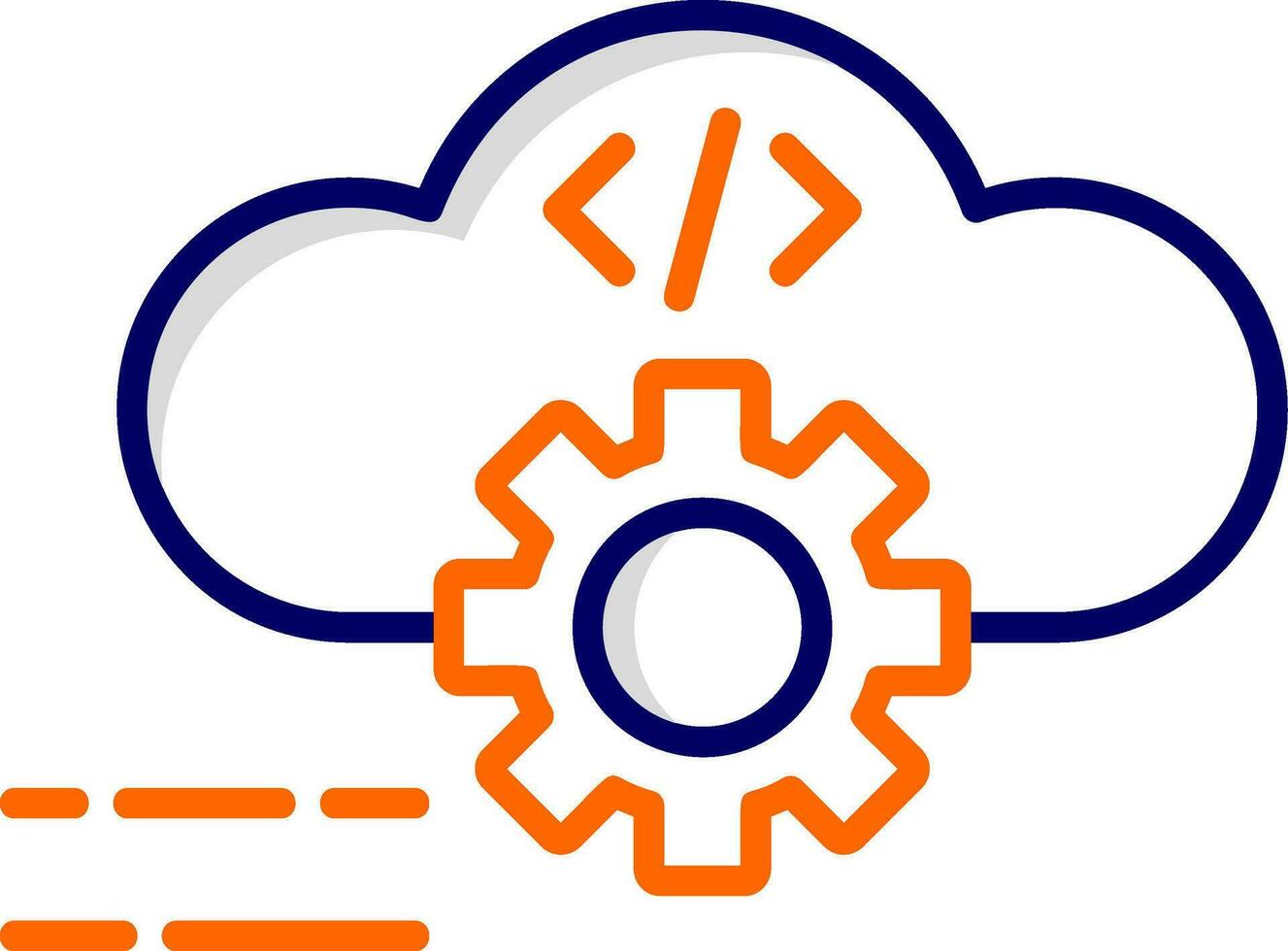 Cloud Computing Vector Icon