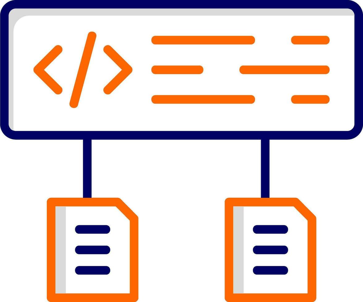 Data Flow Vector Icon