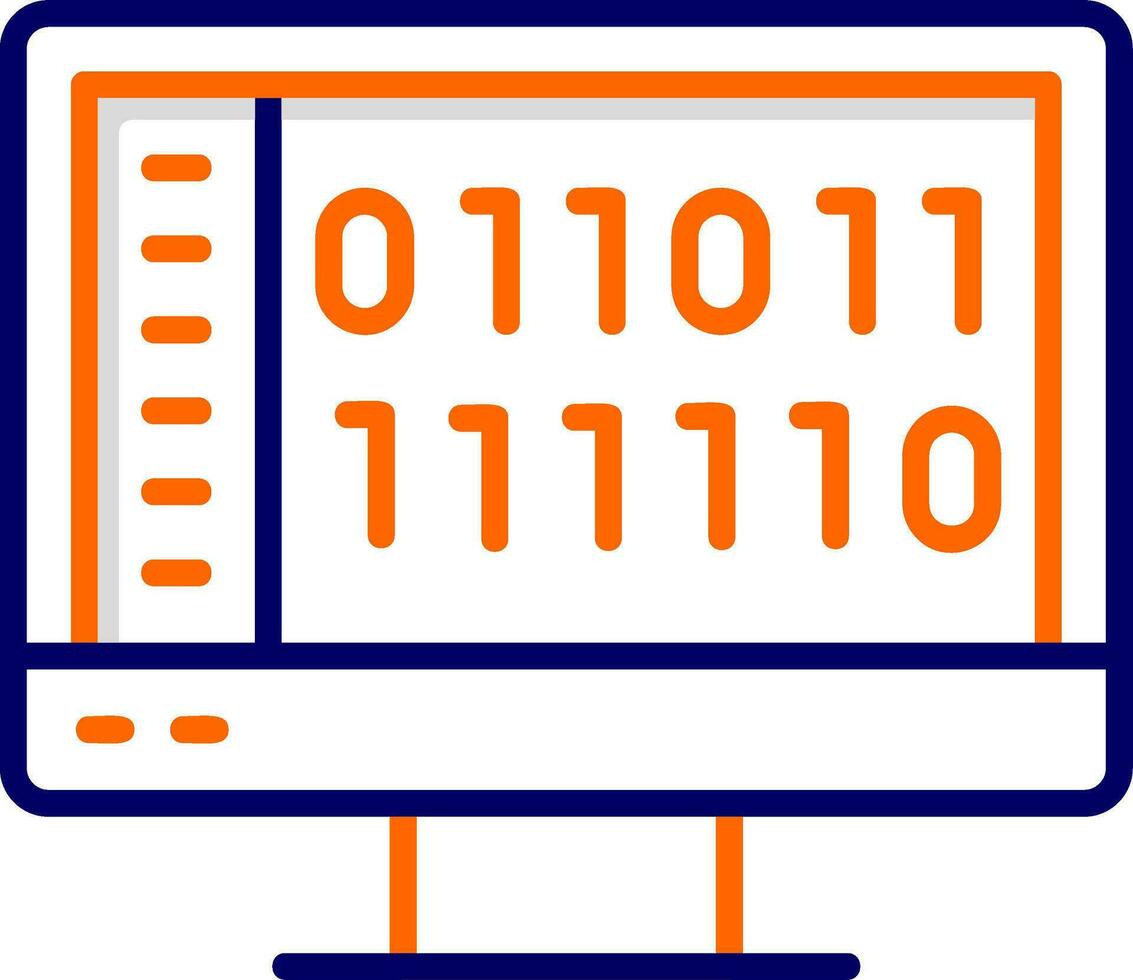 Binary Vector Icon