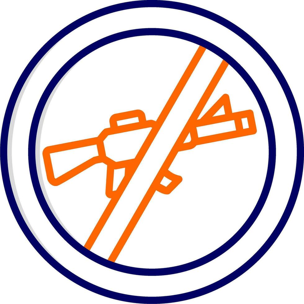 No Rifle Vector Icon