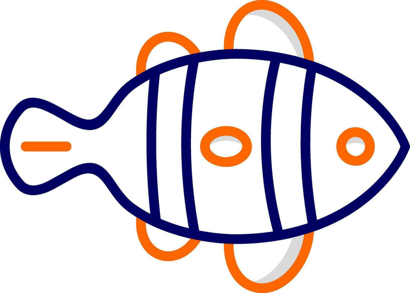 Clown Fish Vector Icon