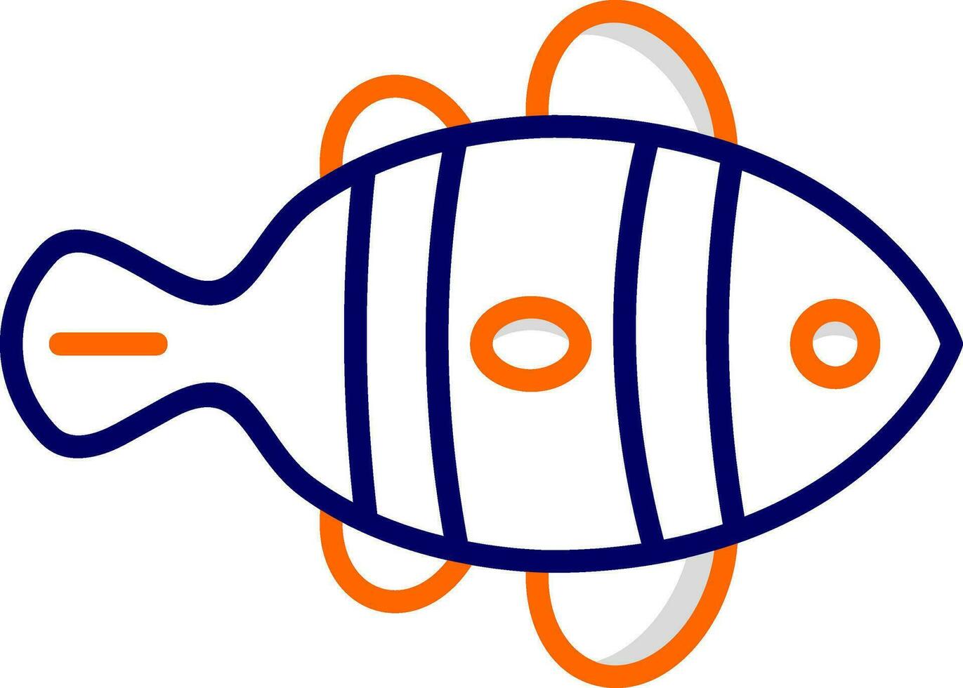 Clown Fish Vector Icon