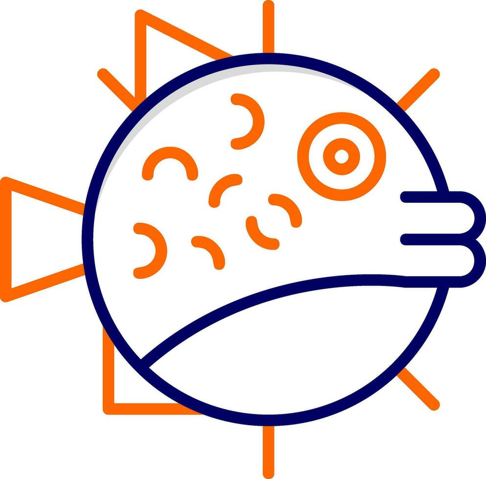 Puffer Fish Vector Icon