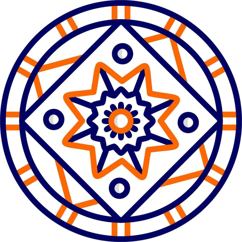 icono de vector de mandala