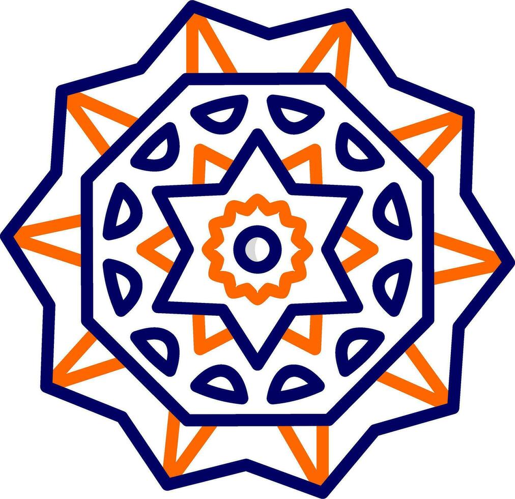 icono de vector de mandala