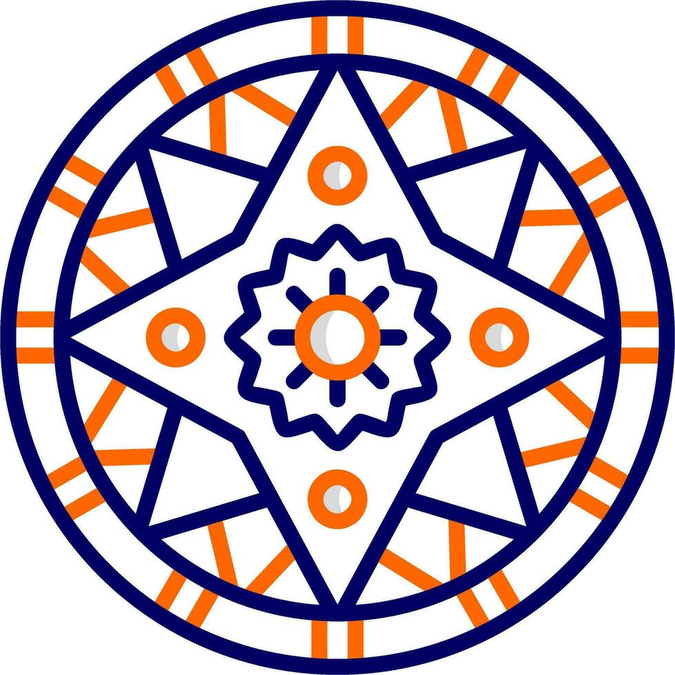 icono de vector de mandala