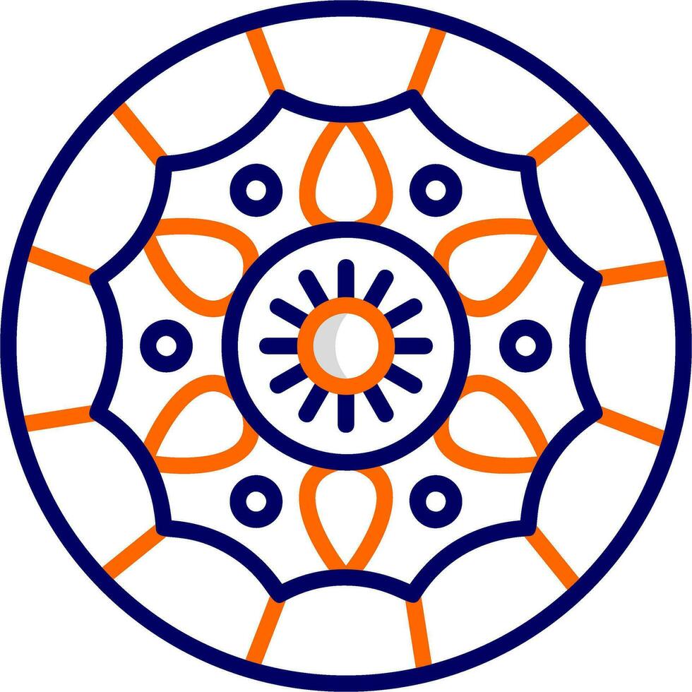 icono de vector de mandala