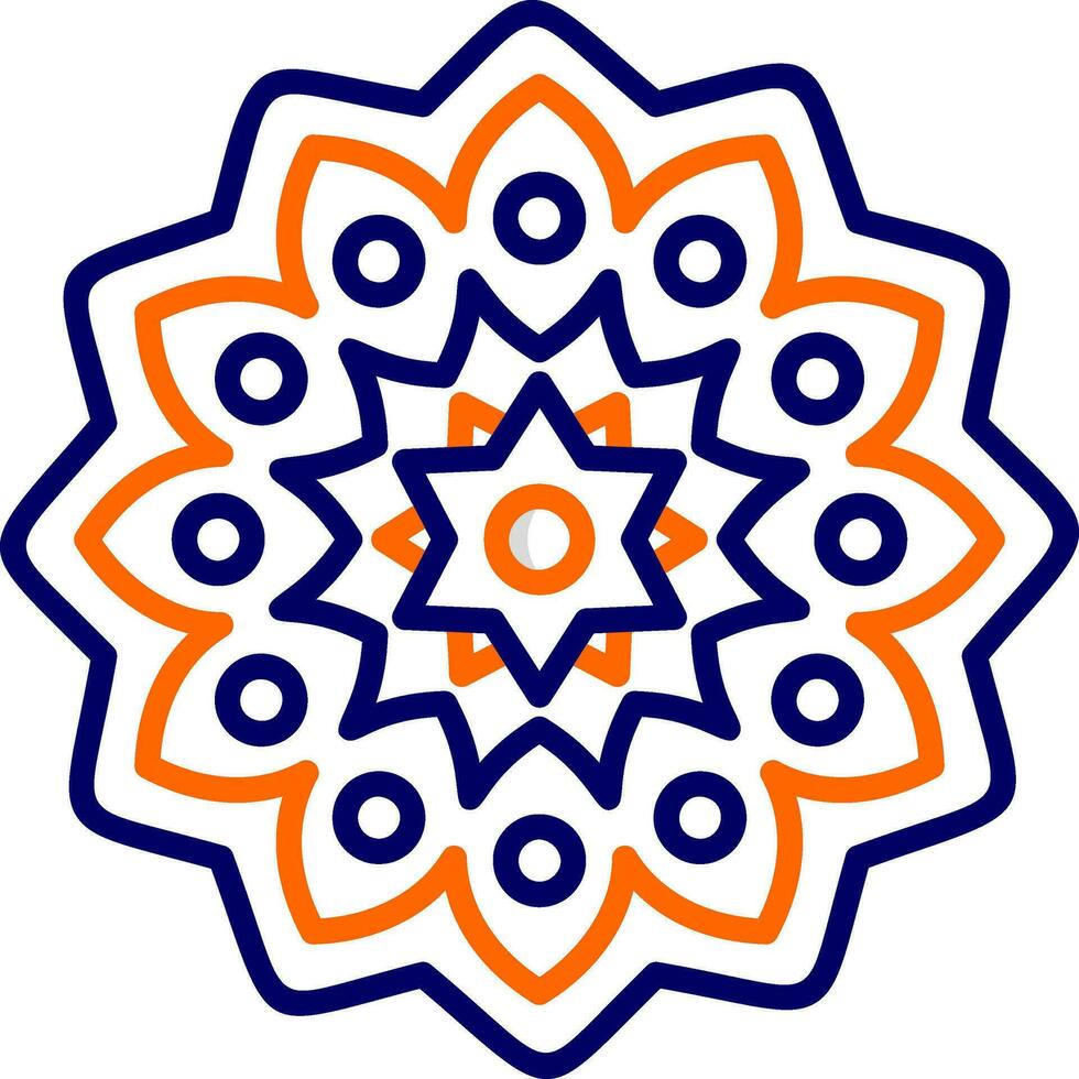 icono de vector de mandala