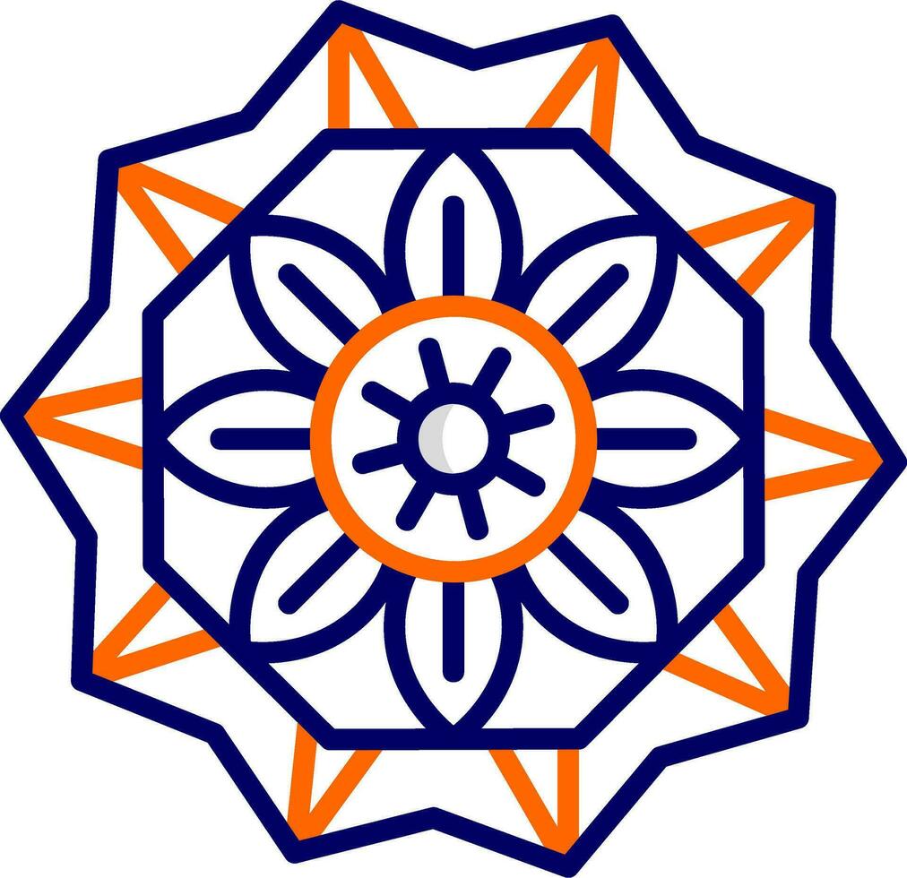 icono de vector de mandala