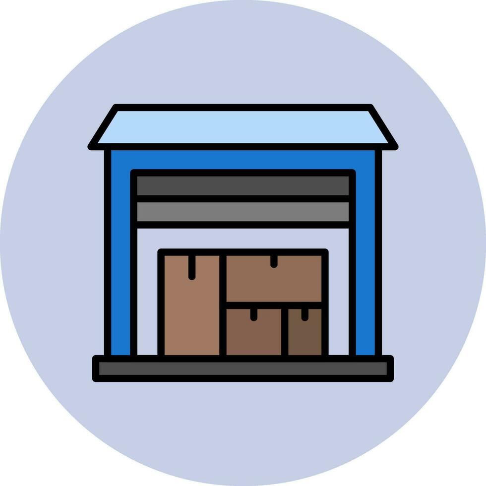 Warehouse Vector Icon