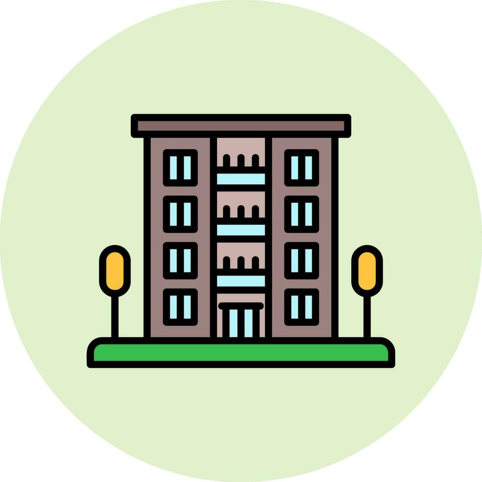 icono de vector de apartamento