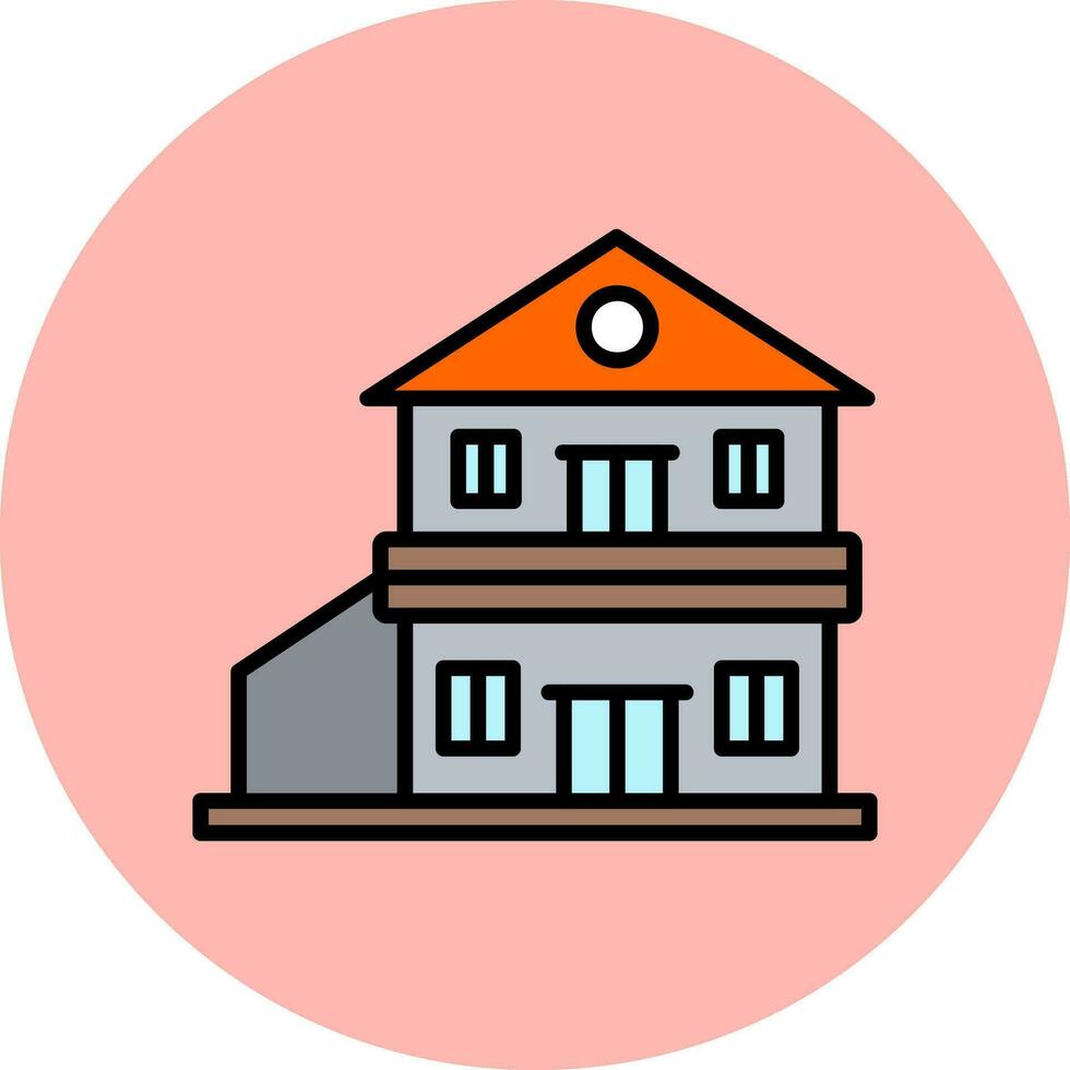 Mansion Vector Icon