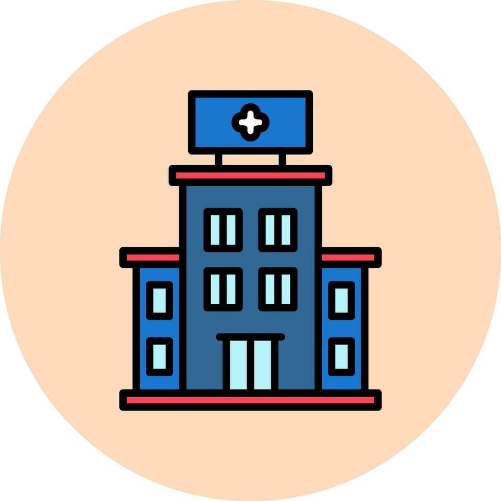 Hospital Building Vector Icon