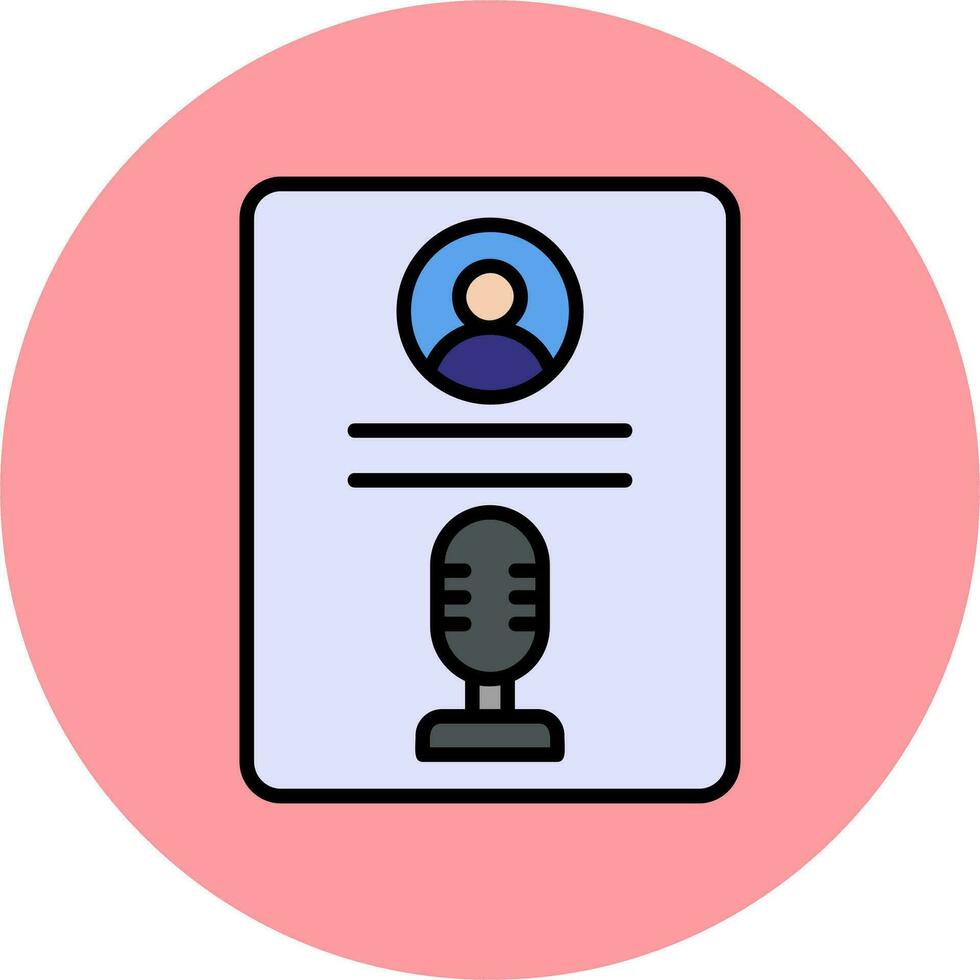 Record Vector Icon
