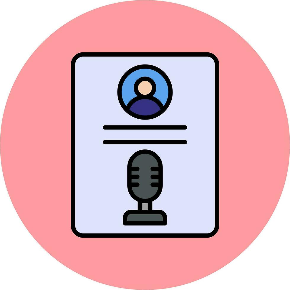 Record Vector Icon