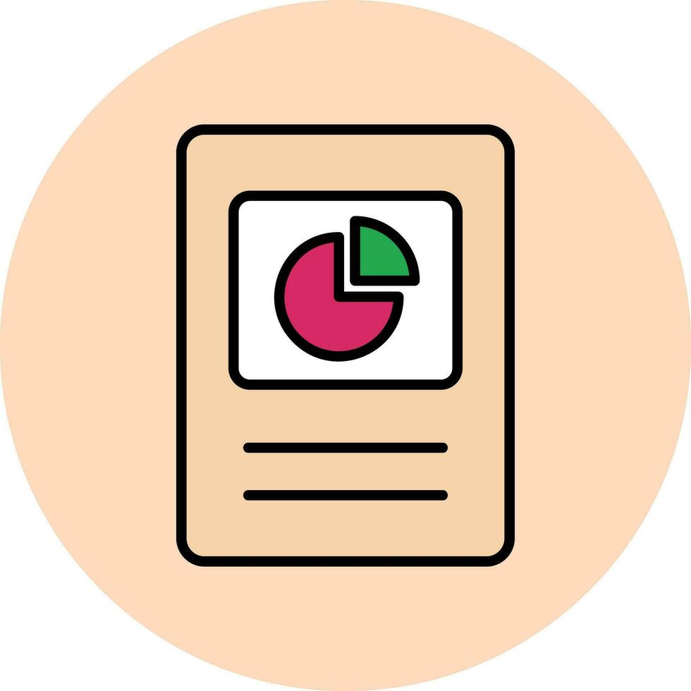 Pie Chart Vector Icon