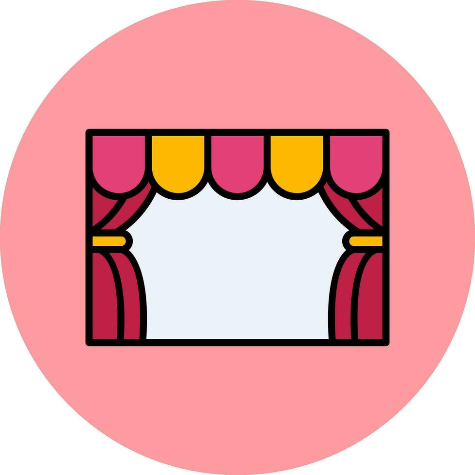 Stage Vector Icon