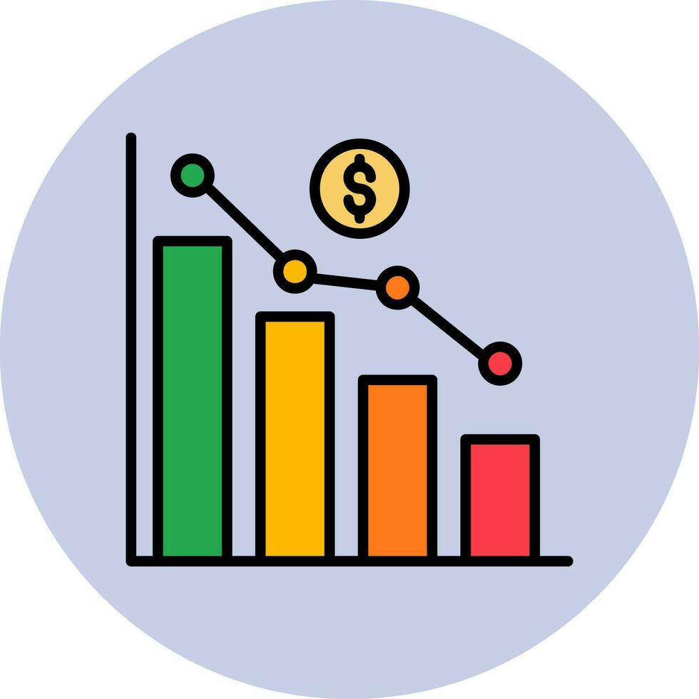 Recession Vector Icon