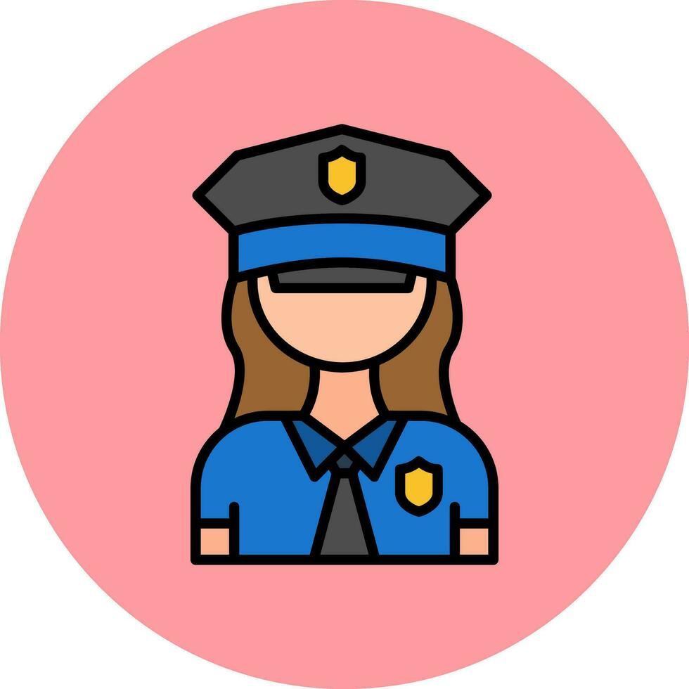 Policewoman Vector Icon