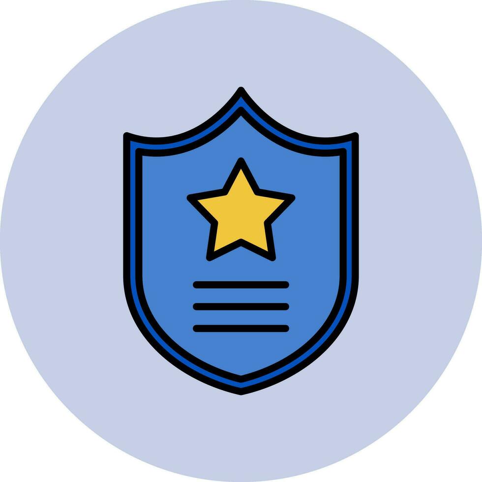 Police Badge Vector Icon
