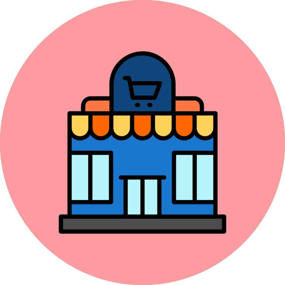 Supermarket Vector Icon