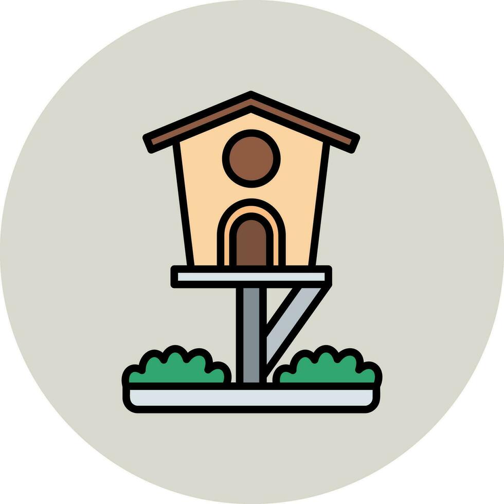 bird house Vector Icon