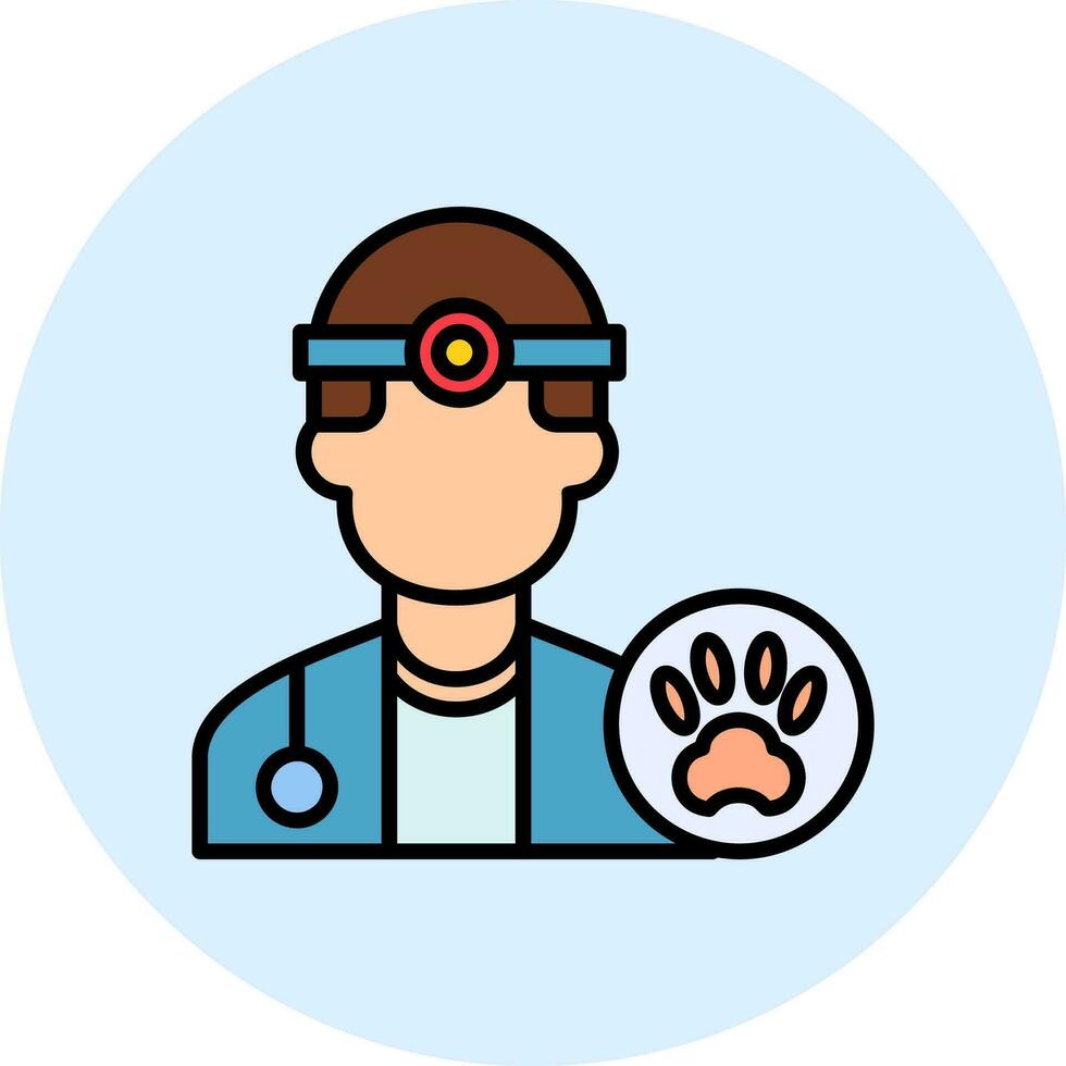 veterinario vector icono