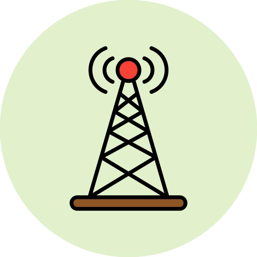 Broadcast Vector Icon