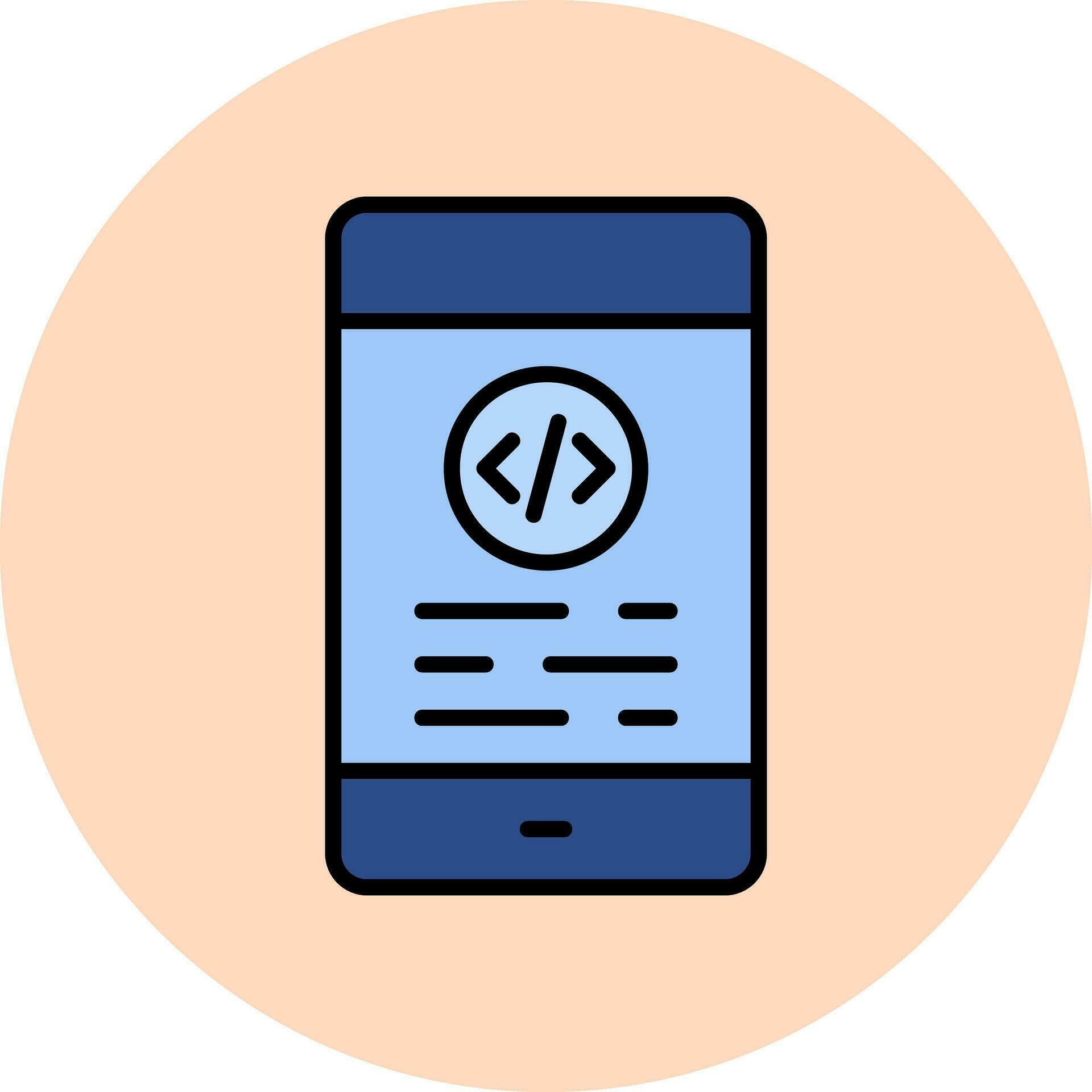 Mobile Coding Vector Icon 31440272 Vector Art at Vecteezy