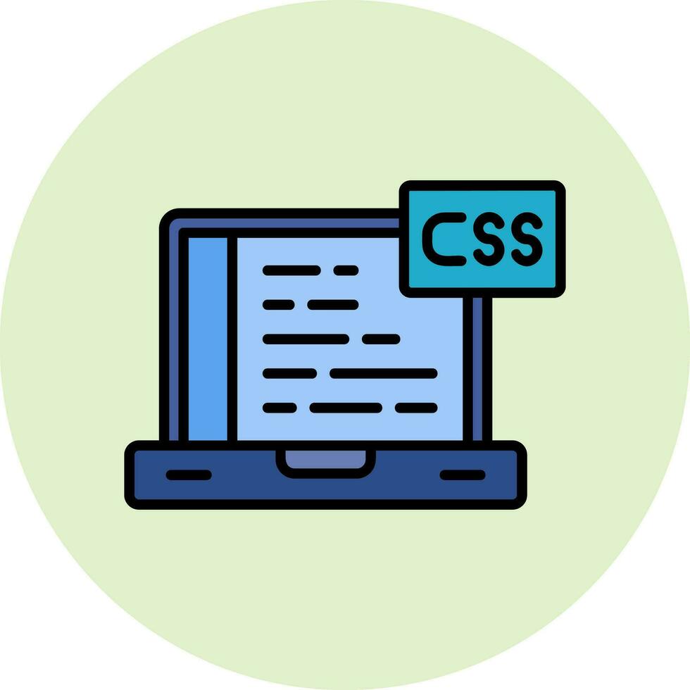 icono de vector de css