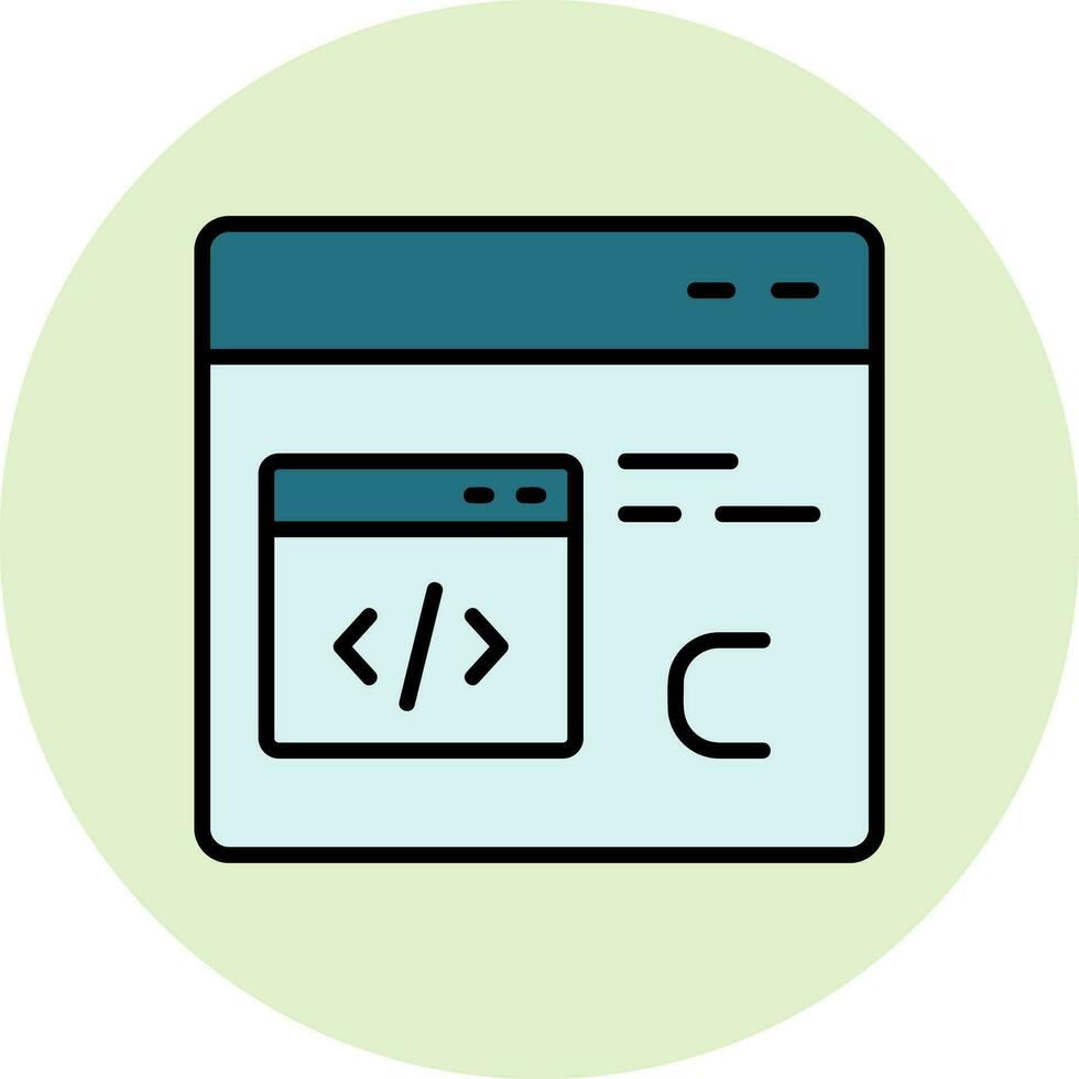 Computer Languages Vector Icon