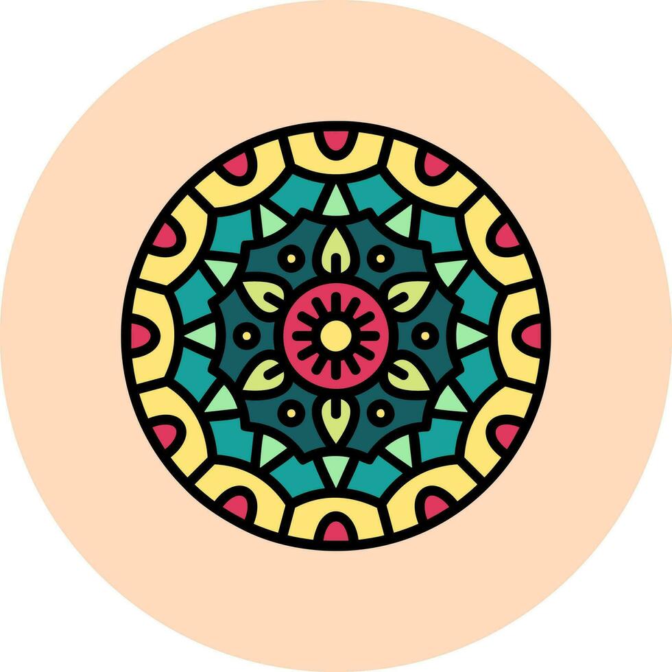 Mandala Vector Icon