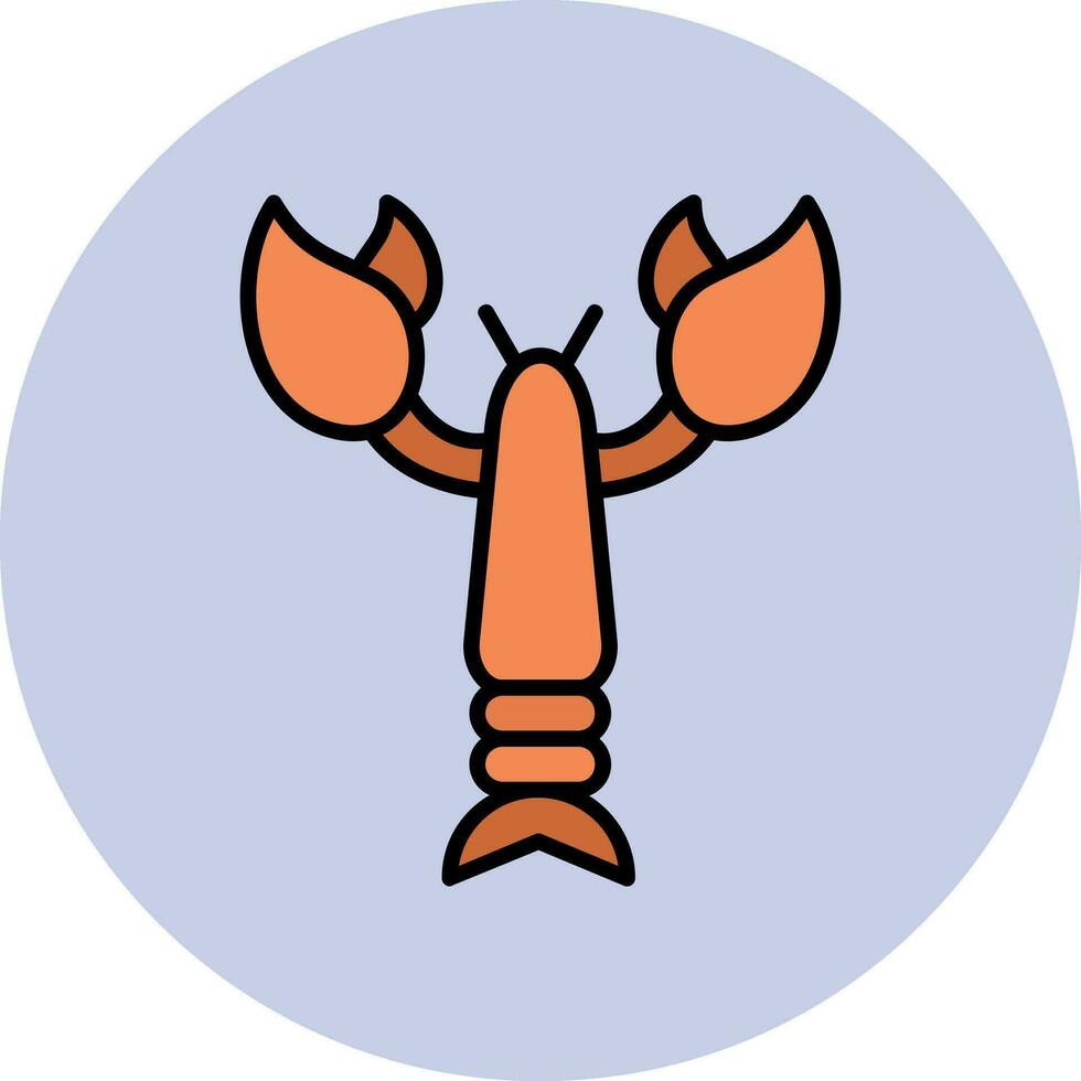 Lobster Vector Icon